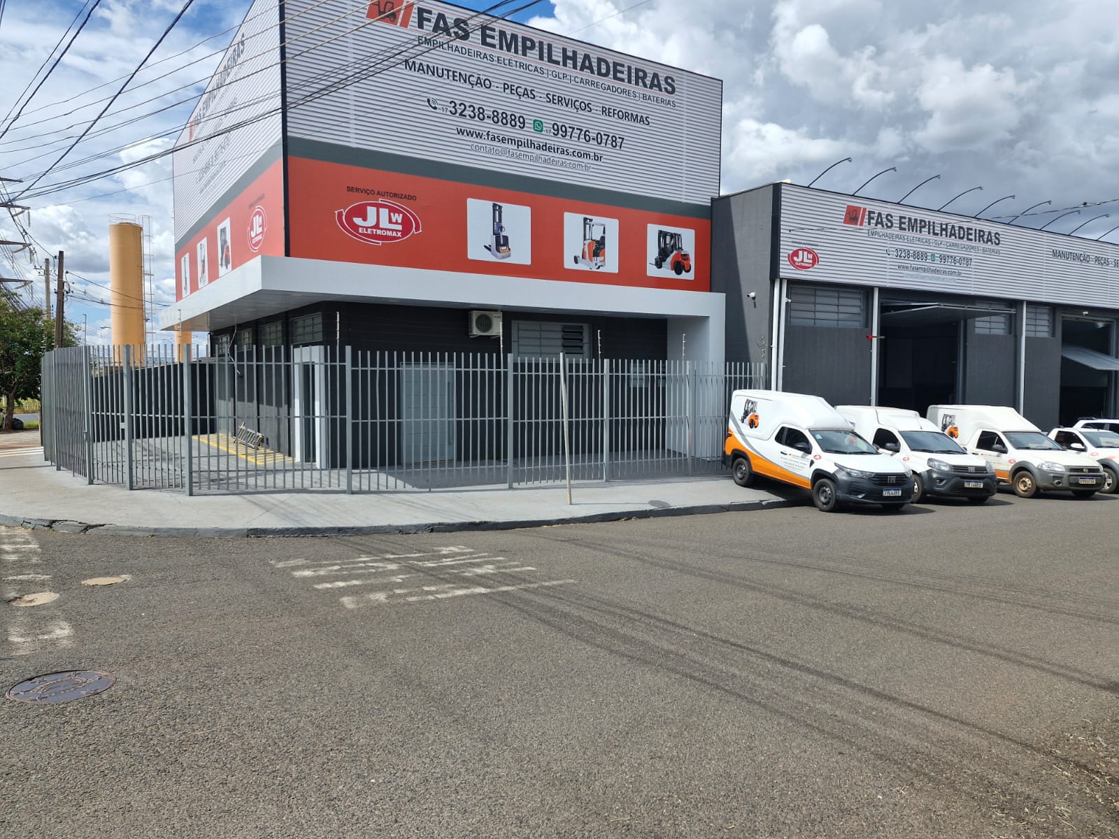 Fachada da loja Fas Empilhadeiras